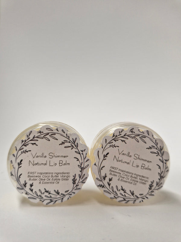 Vanilla Shimmer Natural Lip Balm