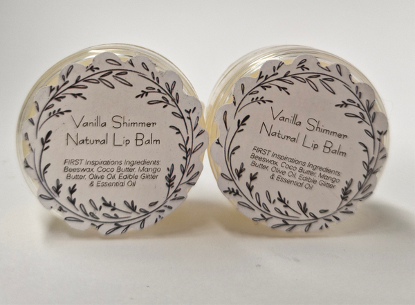 Vanilla Shimmer Natural Lip Balm